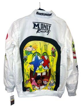 Members Only x Nickelodeon Jacket M Japanese Rugrats SpongeBob NWT READ Rare